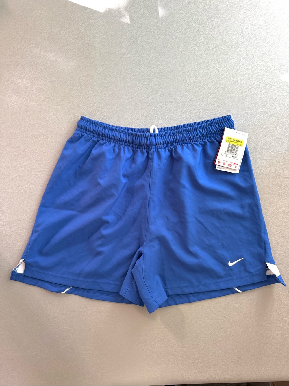 Nike Fit Dry Women’s Gym Running Soccer Shorts Royal Blue size Small New w/ Tags